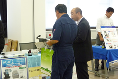 宮崎県トラック協会で「安全・環境製品」展示会開催