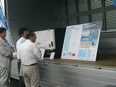 山口県トラック協会で展示会開催